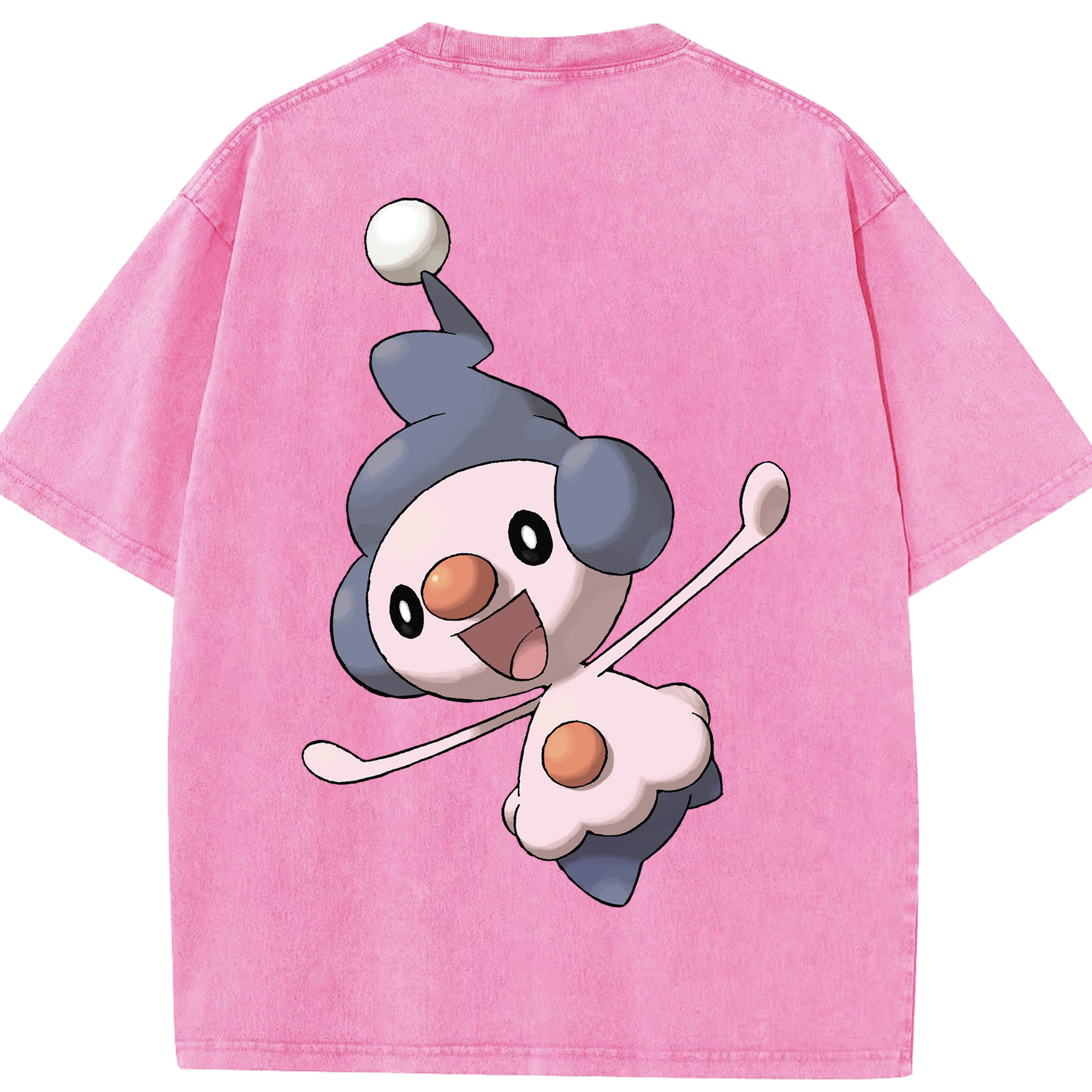 （画像用） ポケットモンスター Pokémon 綿100% ヴィンテージ風 半袖Tシャツ（背面プリント）